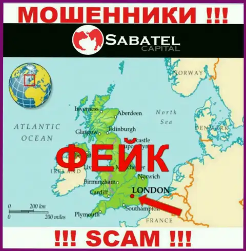 Мошенники Sabatel Capital не размещают достоверную информацию касательно своей юрисдикции