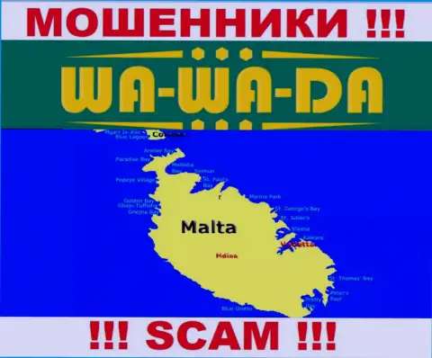 Malta - здесь юридически зарегистрирована организация Wa-Wa-Da Casino