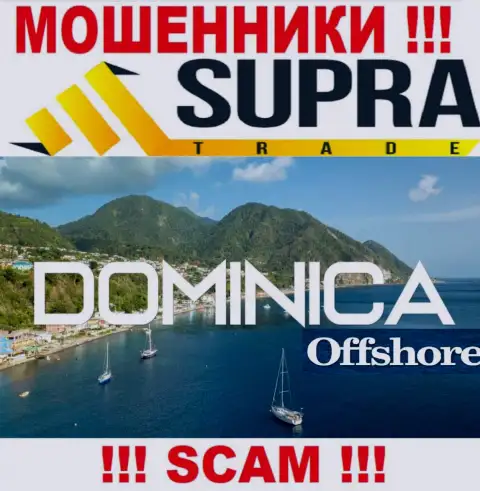 Организация Supra Trade похищает депозиты доверчивых людей, расположившись в оффшоре - Доминика
