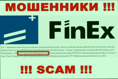 Юридическое лицо, которое владеет интернет-лохотронщиками FinEx ETF - это ФинЭкс Инвестмент Менеджмент ЛЛП
