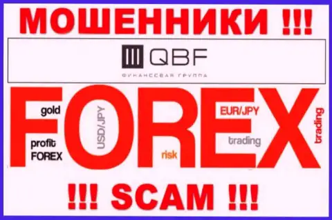 Осторожно, вид деятельности QB Fin, Forex - обман !!!