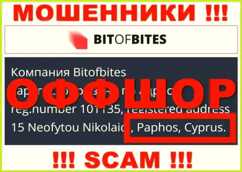 Bit Of Bites - кидалы, их адрес регистрации на территории Кипр