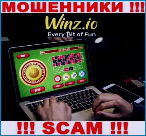 Тип деятельности интернет-мошенников ВинзКазино - это Casino, однако знайте это разводилово !!!