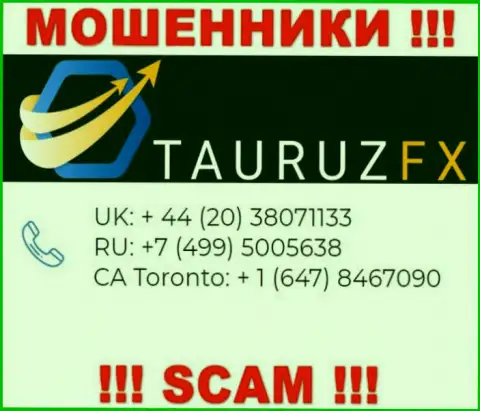 Не берите телефон, когда звонят неизвестные, это могут оказаться internet обманщики из организации Tauruz FX