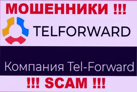 Юридическое лицо TelForward - это Tel-Forward, такую инфу представили лохотронщики у себя на ресурсе