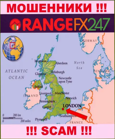 Шулер Orange FX 247 представляет ложную информацию об юрисдикции - уклоняются от наказания