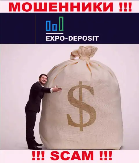 Нереально вернуть обратно денежные средства из ДЦ Expo-Depo, исходя из этого ни рубля дополнительно вводить не нужно