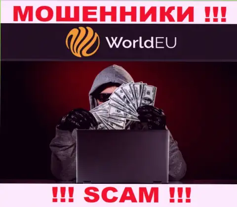 Не ведитесь на слова интернет-мошенников из компании World EU, разведут на денежные средства и не заметите