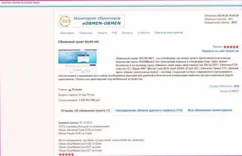 Условия предоставления услуг интернет-обменки БТЦБИТ Сп. З.о.о. в публикации на интернет-портале Eobmen-Obmen Ru