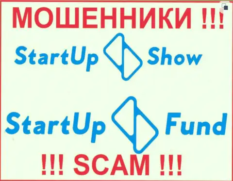 Логотипы обманных компаний StarTup Fund и СтарТапШоу